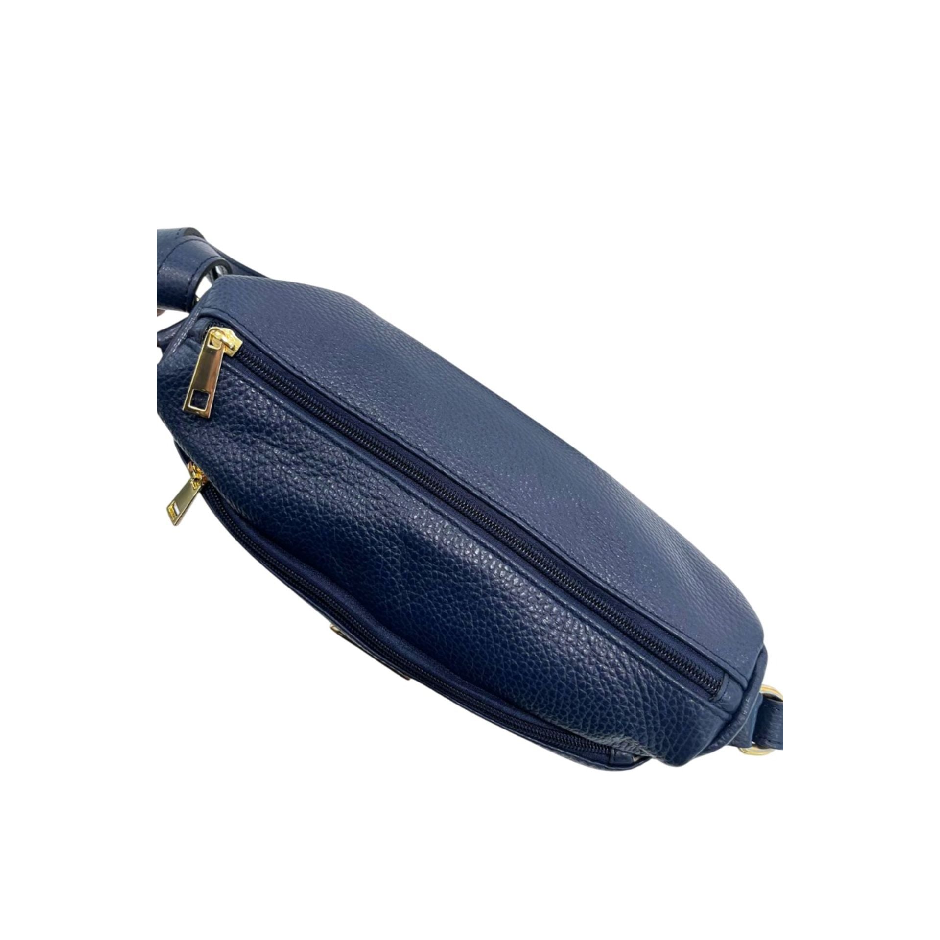 Baldinini Trend IR1683 Lucca navy leather shoes with sleek design, displayed on a neutral background.