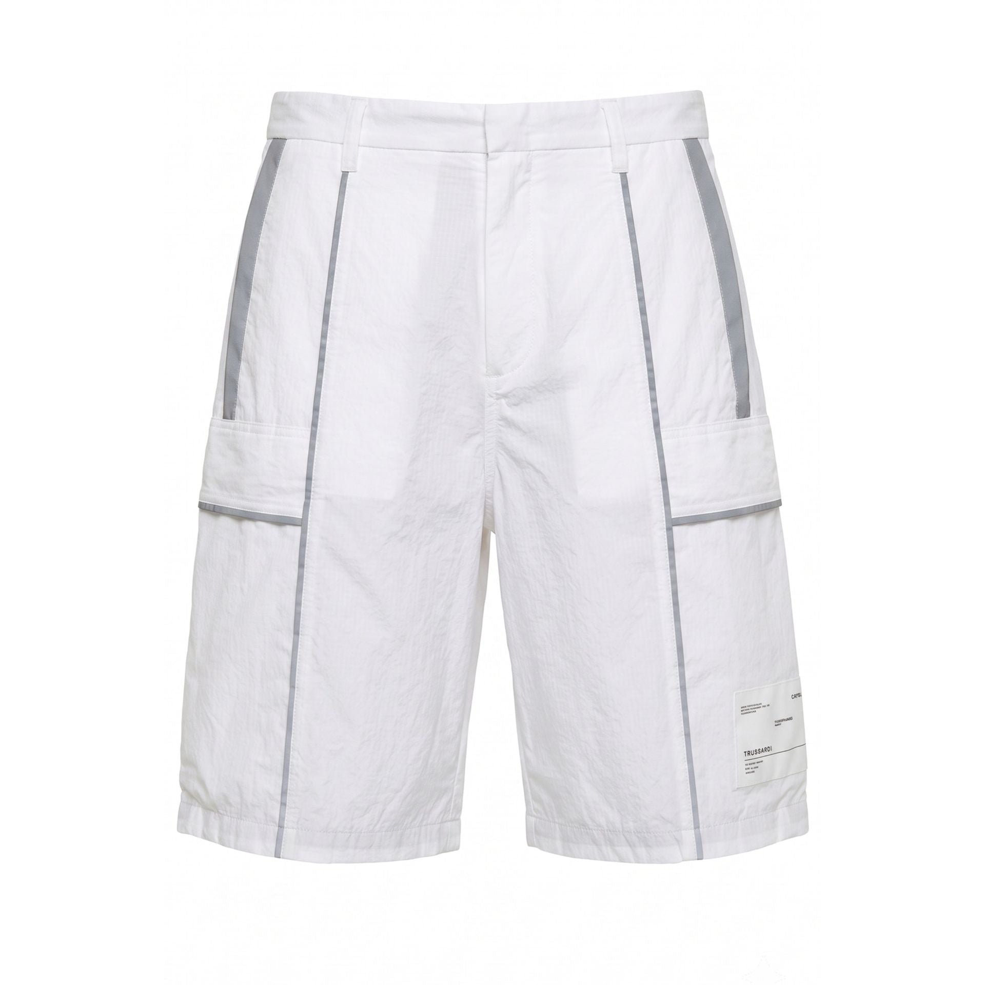 Trussardi Jeans by Jag Couture London-New York, stylish denim jeans with classic fit and detailed stitching.