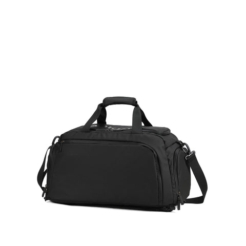 Black Aoking SW89016 backpack by Jag Couture London - New York, featuring sleek design and adjustable straps.