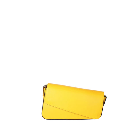 Roberta Rossi RR220722323FBG-L224 Giallo designer handbag by Jag Couture London New York, showcasing bright yellow leather and elegant design.