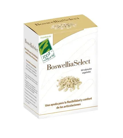 Bottle of 100 Natura Boswellia extract capsules by Jag Couture London and New York, showing the label and cap.