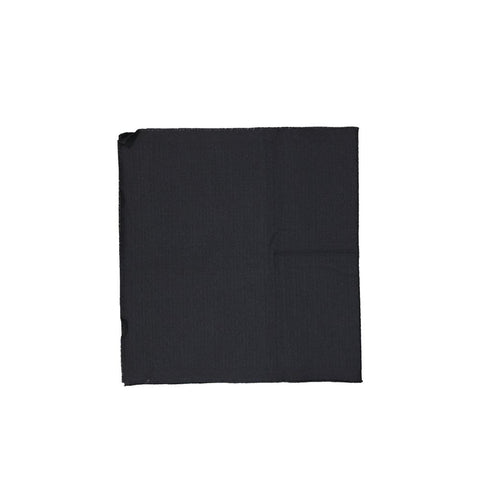 Black Virgin Wool Foulard