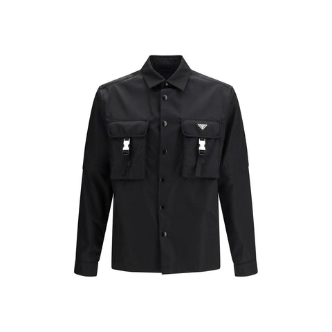 Black Recycled Polyamide Jacket