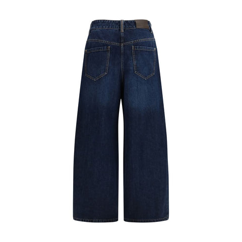 Blue Cotton Jeans Denim