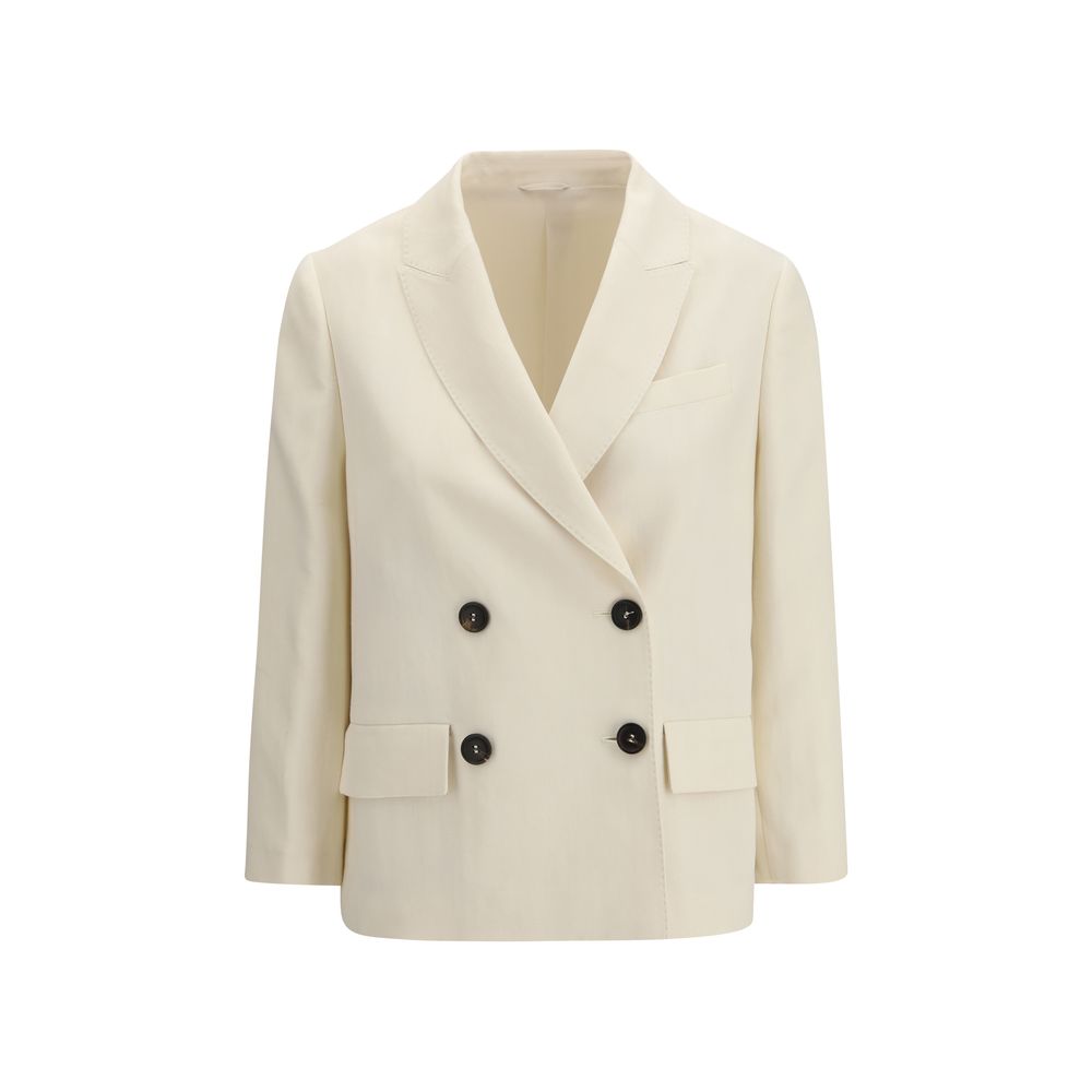 Beige Viscose Jacket