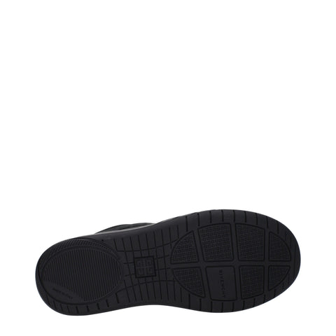 Black Fabric Low Top Sneakers