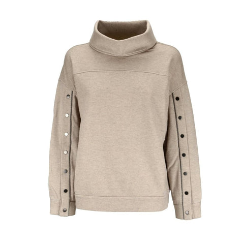 Beige Cashmere Turtleneck