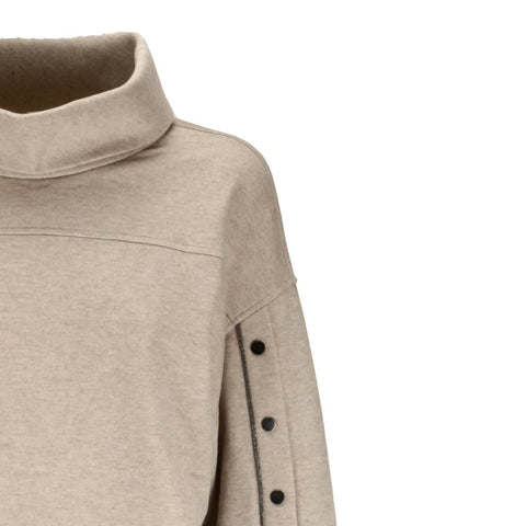 Beige Cashmere Turtleneck