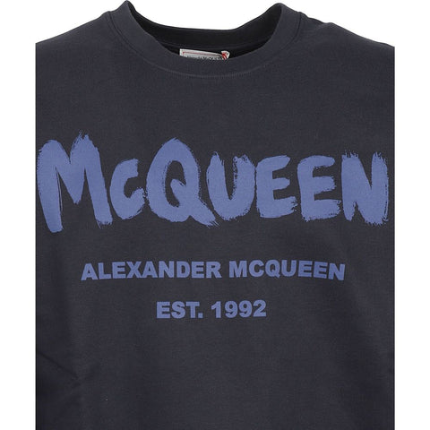 Blue Cotton Sweatshirt