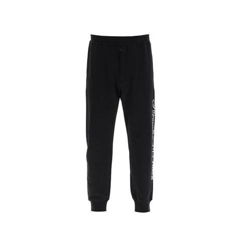 Black Cotton Joggers (Workout Pants)