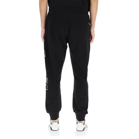 Black Cotton Joggers (Workout Pants)