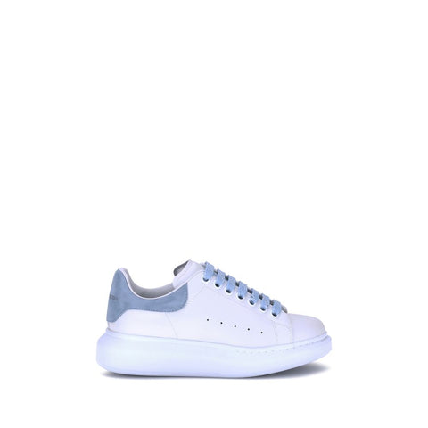 Blue Calf Leather Bos Taurus Platform Sneakers