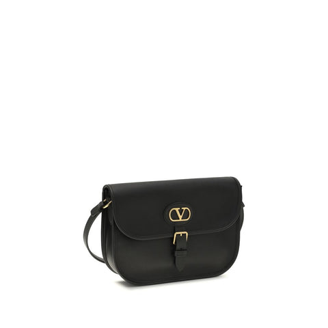 Black Calf Leather Bos Taurus Shoulder Bag