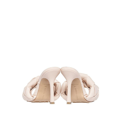 Multicolor Leather Mules