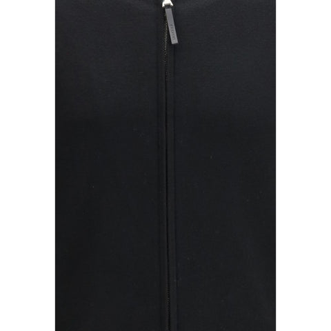 Black Wool Cardigan