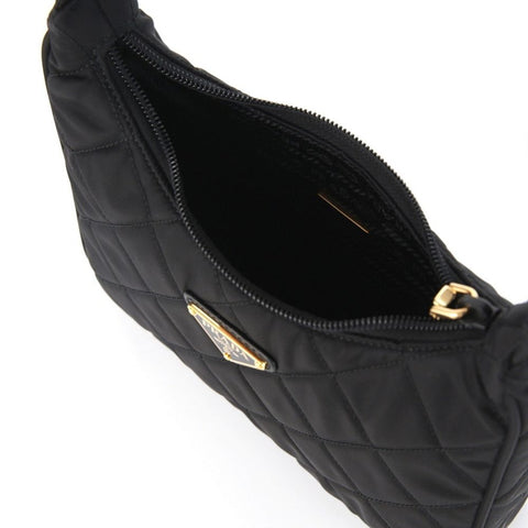 Black Nylon Shoulder Bag