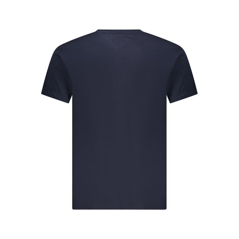 Blue Cotton Men's T-Shirt