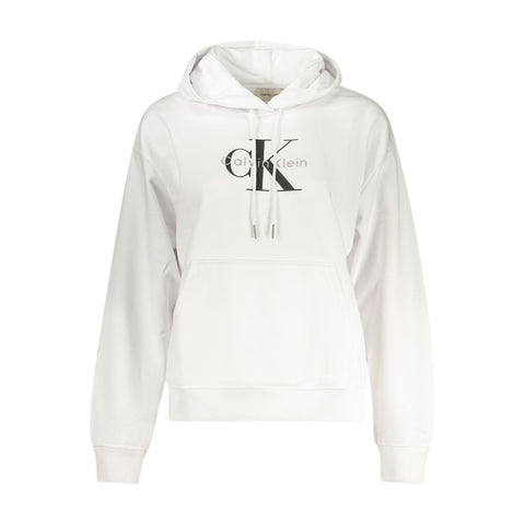 Bianco Cotton Women Sweatshirt