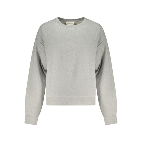 Grigio Cotton Women Sweatshirt