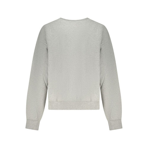 Grigio Cotton Women Sweatshirt