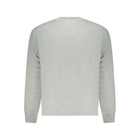 Gray Cotton Men's Sweatshirt
