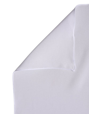 White Silk Neck Wrap Shawl Stole 200cm x 64cm  Scarf