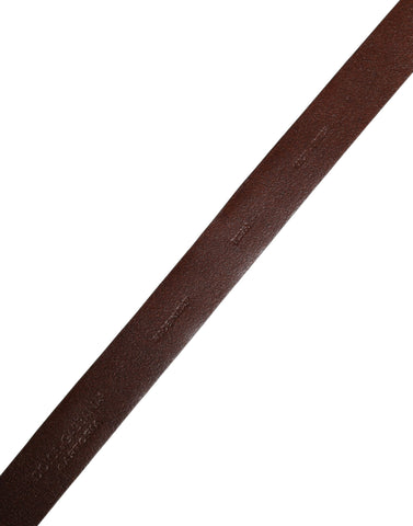 Men Red Exotic Leather Metal Buckle Belt