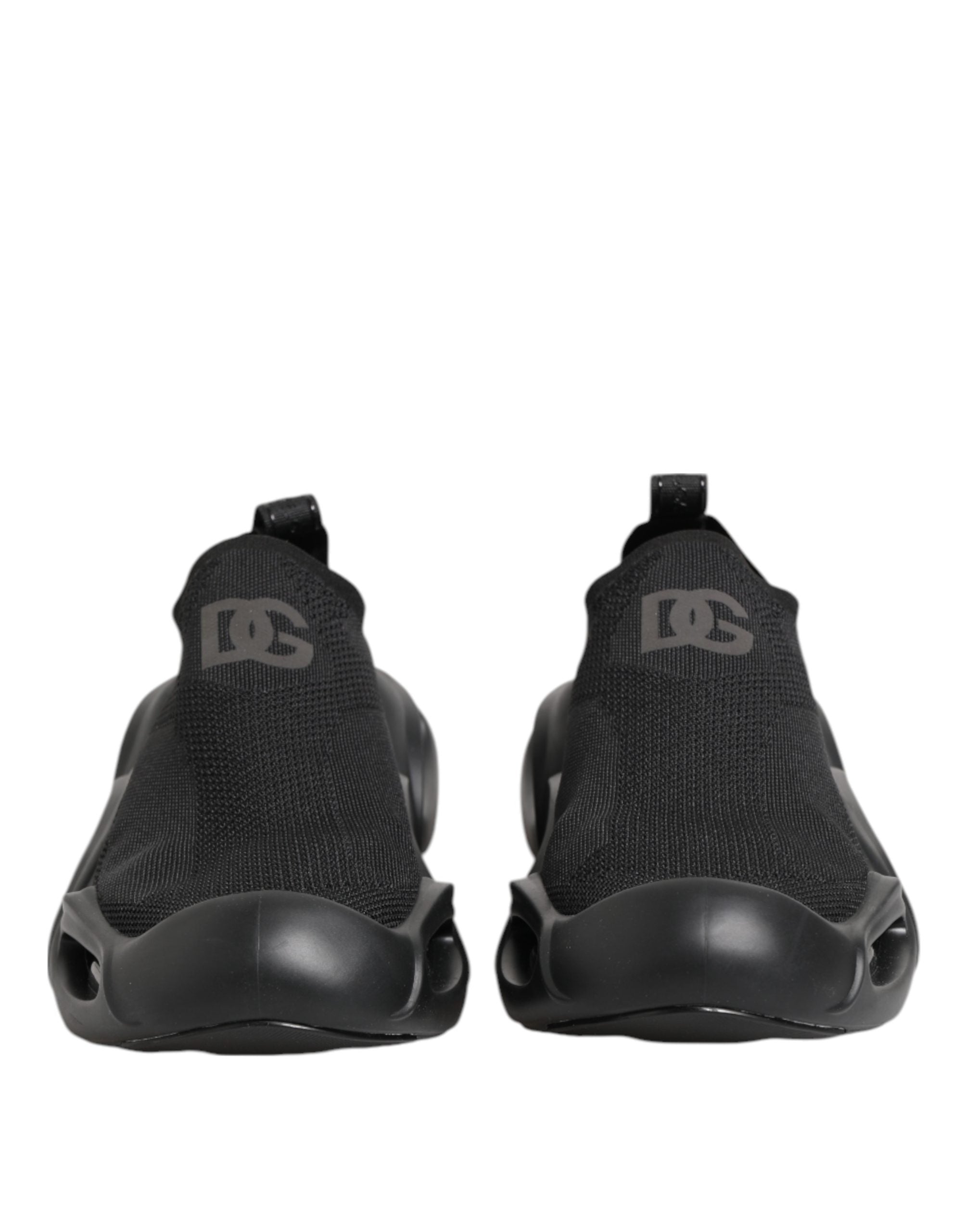 Black Slip On Wave Low Top Sneakers Shoes