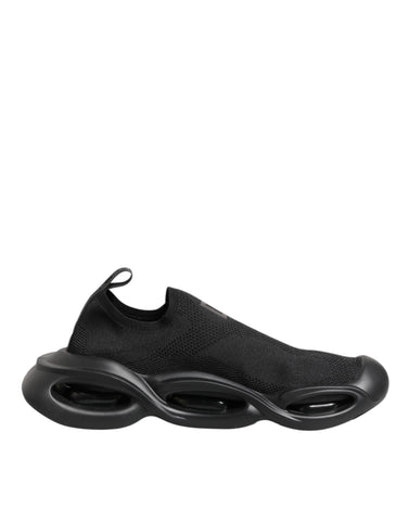 Black Slip On Wave Low Top Sneakers Shoes