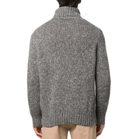 Gray Cashmere Turtleneck