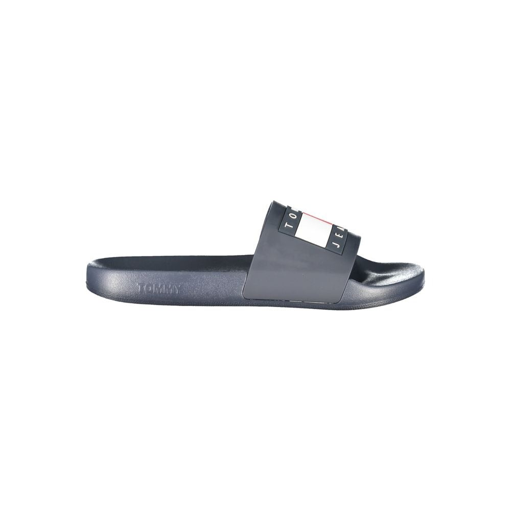 Blue Polyurethane Men's Slipper