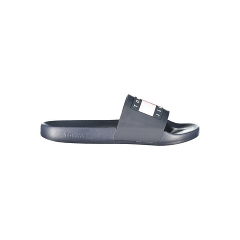 Blue Polyurethane Men's Slipper