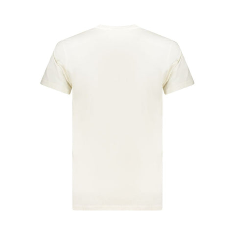 White Cotton Men's T-Shirt