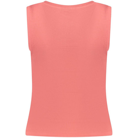 Pink Cotton Women's Tank Top