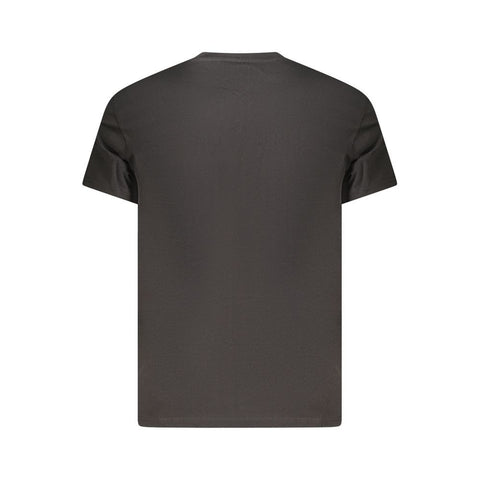 Black Cotton Mens T-Shirt