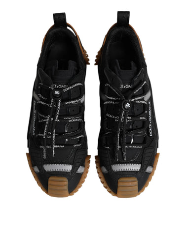Black Logo Lace Up Low Top NS1 Sneakers Shoes