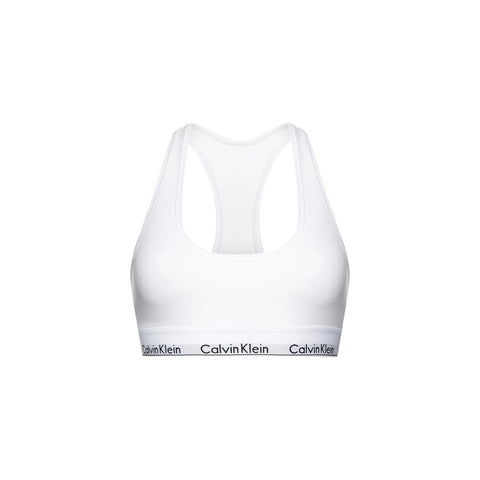 White Cotton Bra
