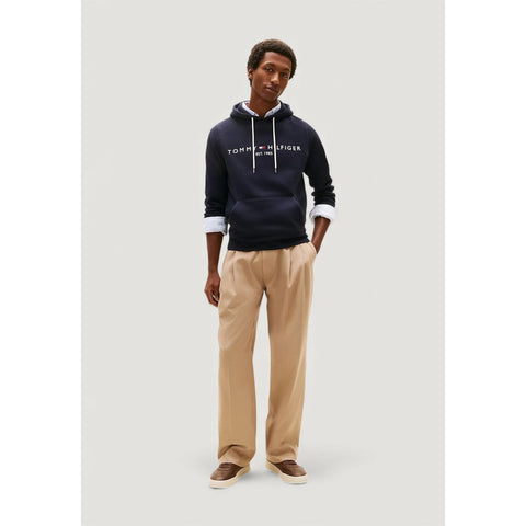 Blue Cotton Hoodie