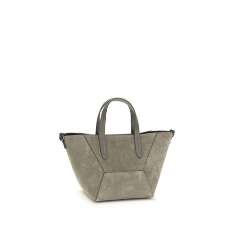 Beige Calf Leather Bos Taurus Shoulder Bag
