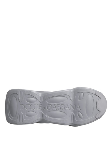 Gray Slip On Wave Low Top Sneakers