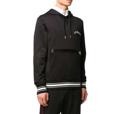 Black Cotton Sweatshirt