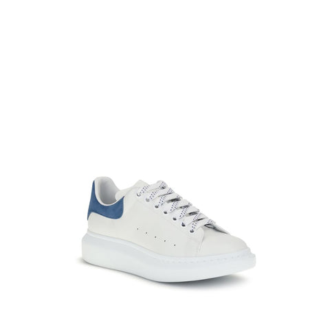 White Calf Leather Bos Taurus Platform Sneakers