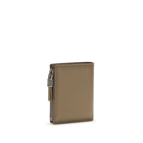 Brown Calf Leather Bos Taurus Wallet