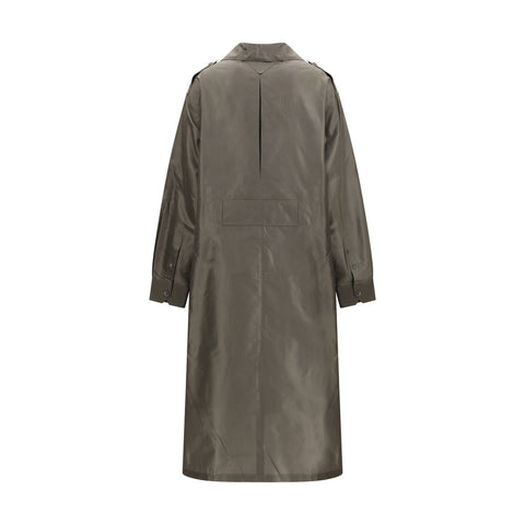 Bicolor Silk Casual Dress