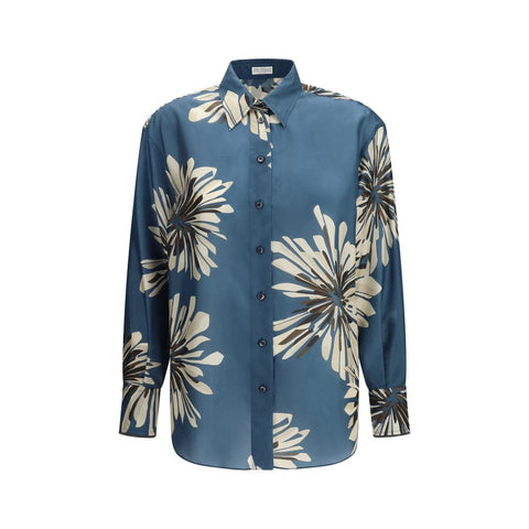 Multicolor Silk Pattern Shirt