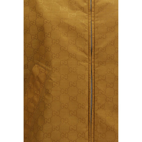 Beige Nylon Shell Jacket