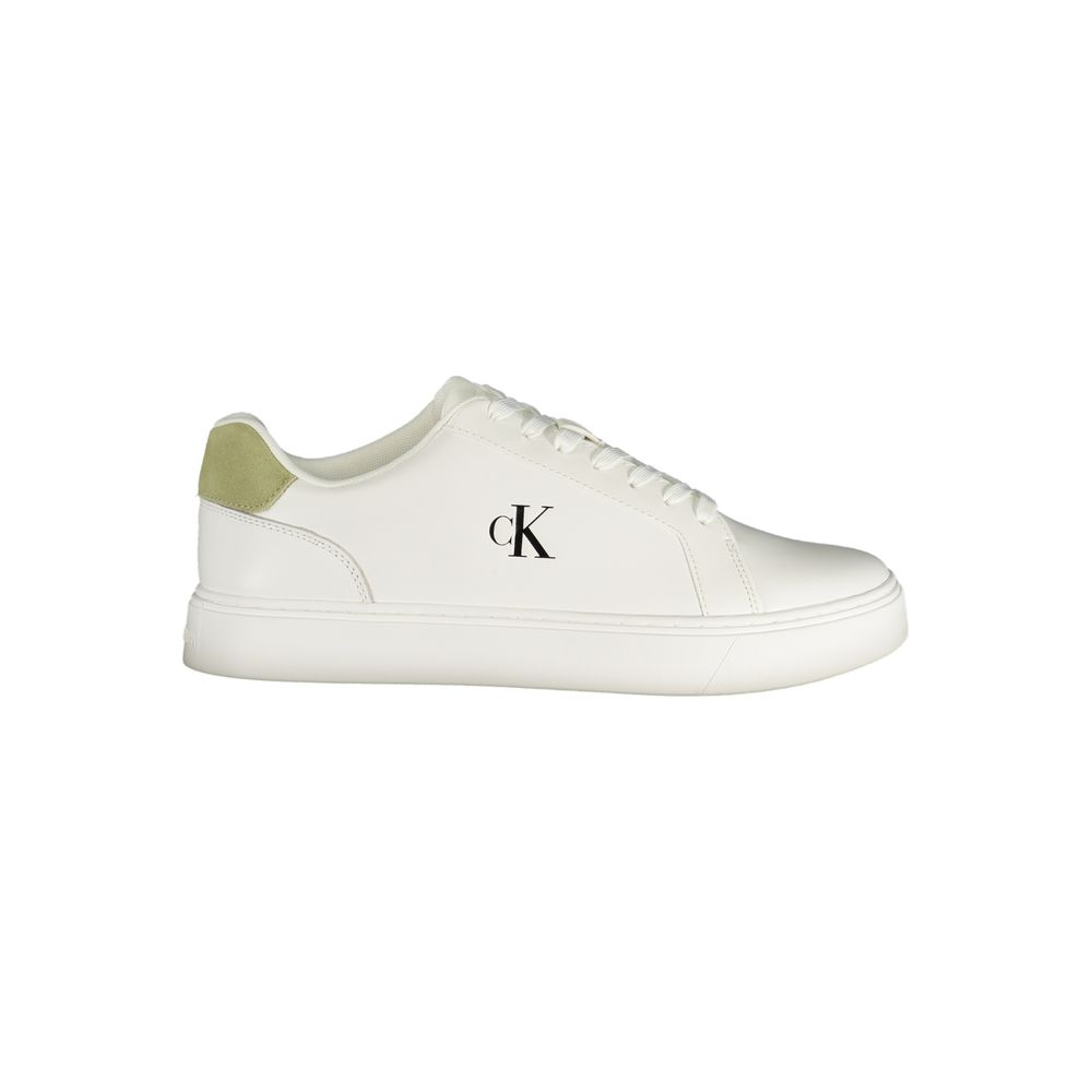 Bianco Polyurethane Men Sneaker