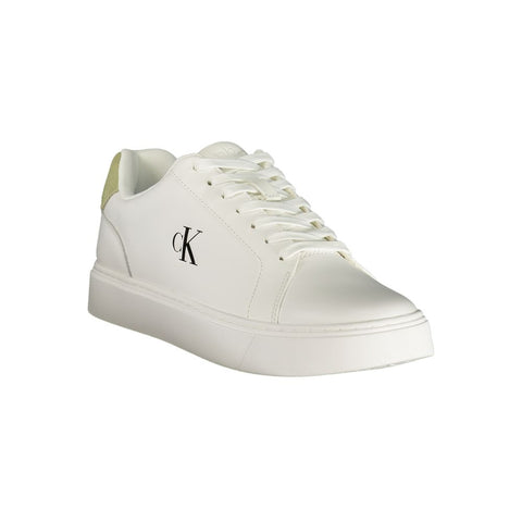 Bianco Polyurethane Men Sneaker