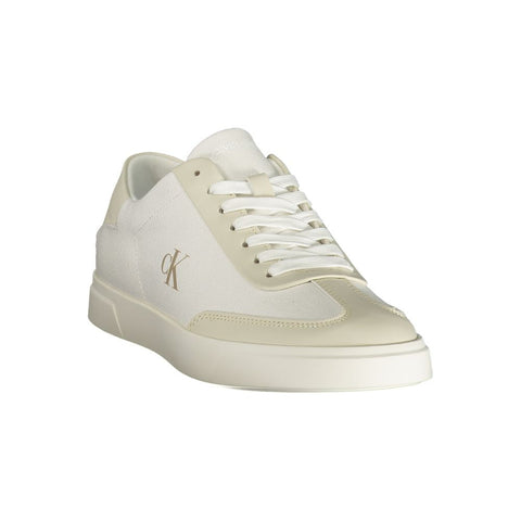 Bianco Polyester Woman Sneaker