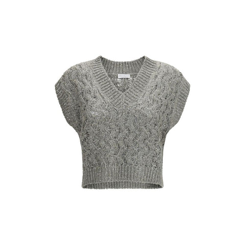 Bicolor Silk Sweatshirt